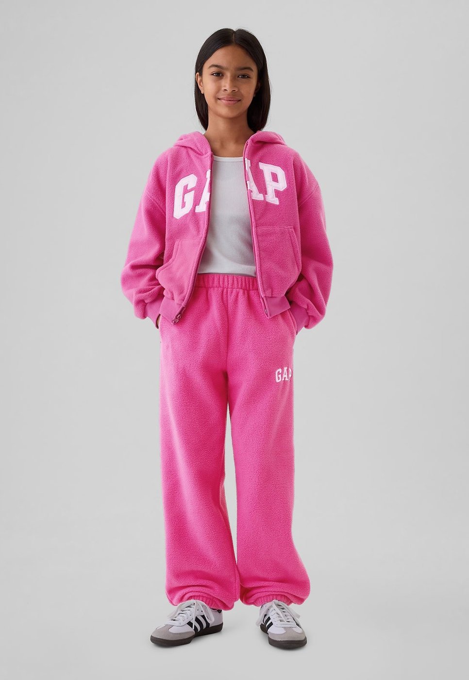 Imagem principal Infantil - Calça de Moletom GAP Logo Reta pink GAP pink