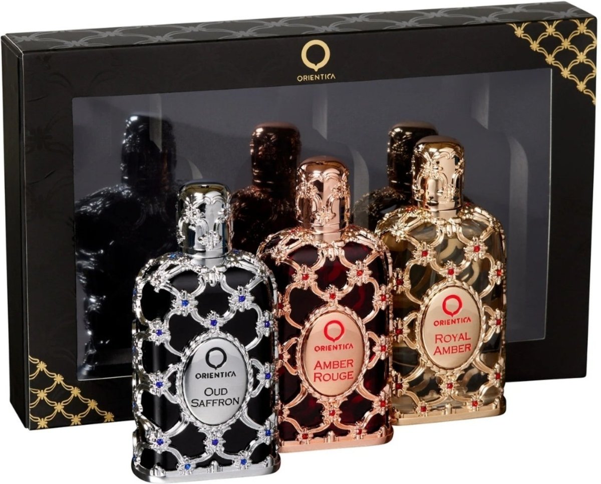 Imagem principal Orientica Kit Amber Rouge + Royal Amber + Oud Saffron unico rouge Orientica unico rouge