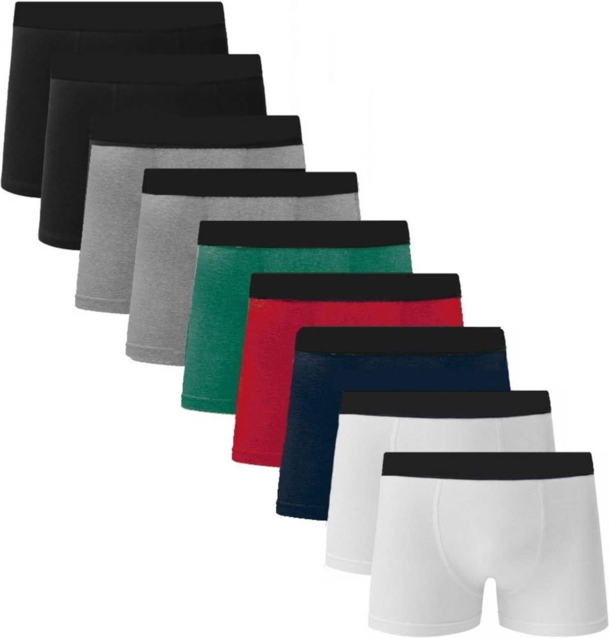 Imagem principal Kit 10 Cuecas Boxer Algodão C5 Sortido QLC SPORT multicolorido QLC SPORT multicolorido