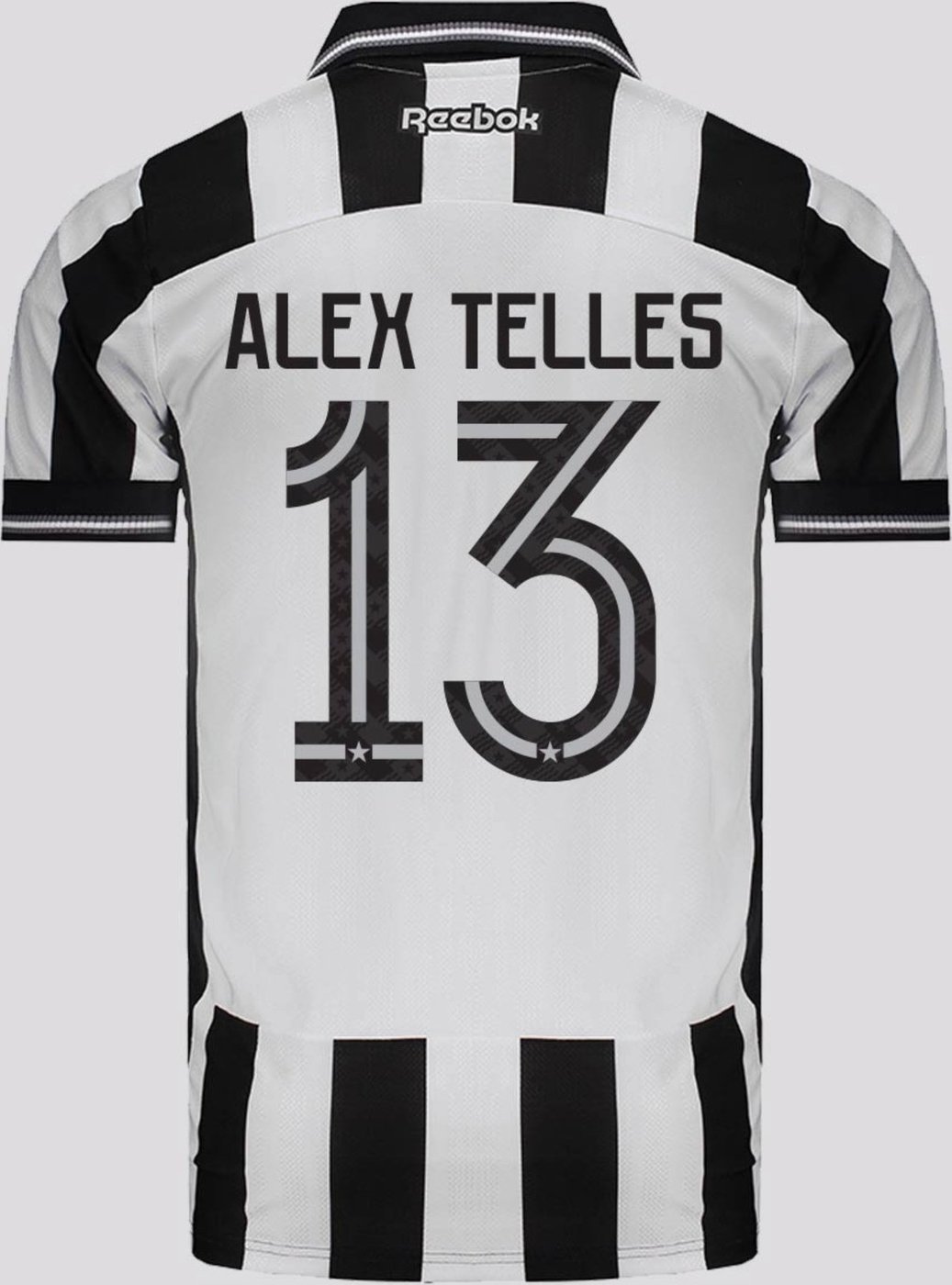 Imagem principal Camisa Reebok Botafogo I 2025 13 Alex Telles branco Reebok branco