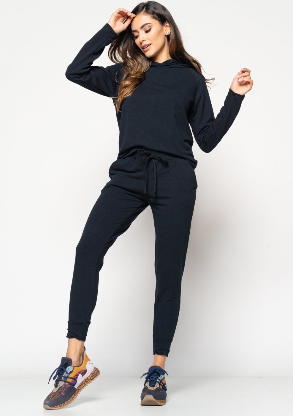 Conjunto Salvatore Comfy Com Casaco Capuz e Jogger Moletinho