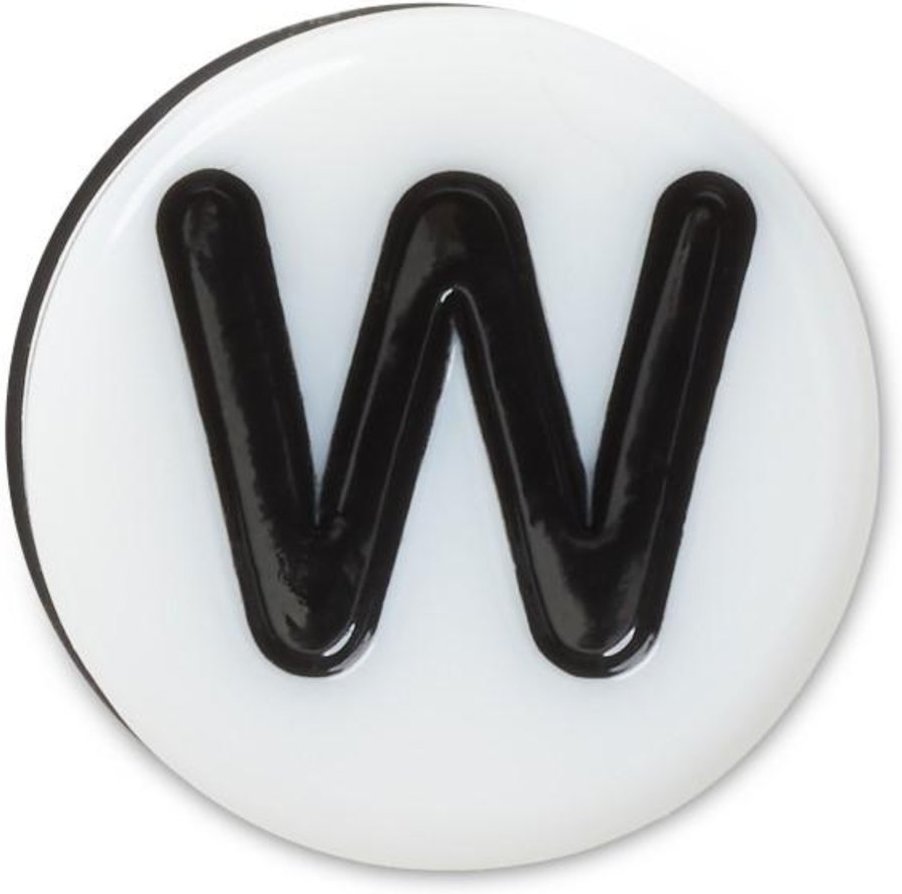 Infantil - Jibbitz™ Letra W Pequena