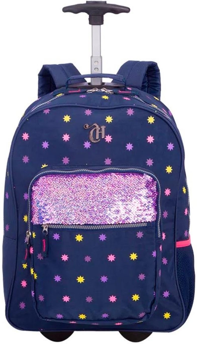 Imagem principal Infantil - Mochila Sestini Com Carrinho Capricho Estrelas Azul Marinho incolor azul Sestini incolor azul