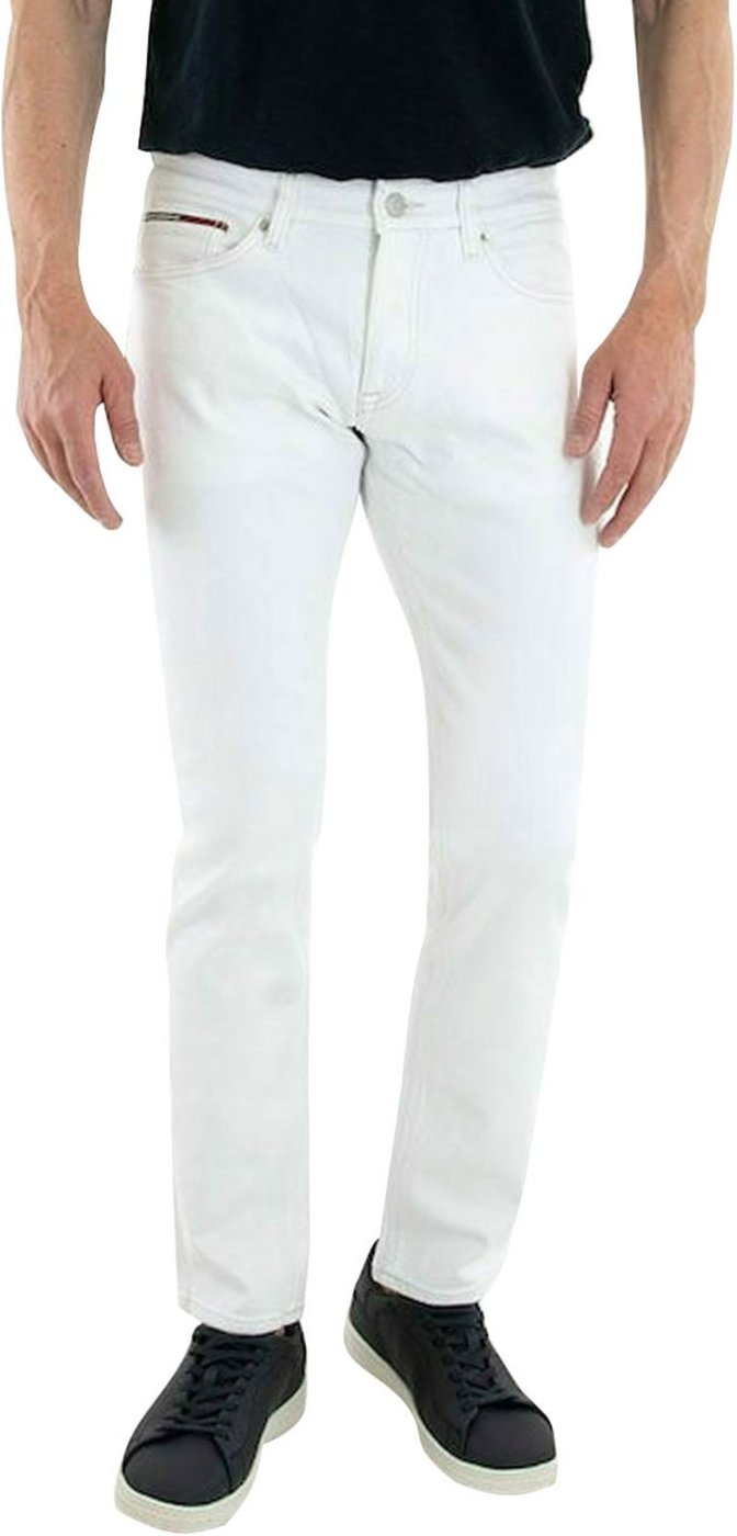 Imagem principal Calça Tommy Jeans Masculina Slim Scanton Branca branco Tommy Jeans branco