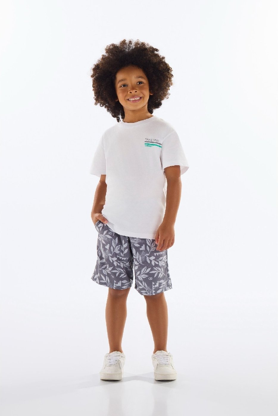 Infantil - Conjunto com Camiseta e Bermuda Quimby