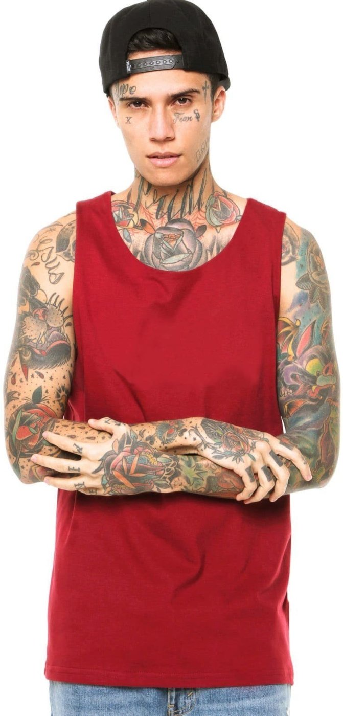 Imagem principal Camiseta Regata Vermelha Básica Di Nuevo 100% Algodão vermelho Di Nuevo vermelho