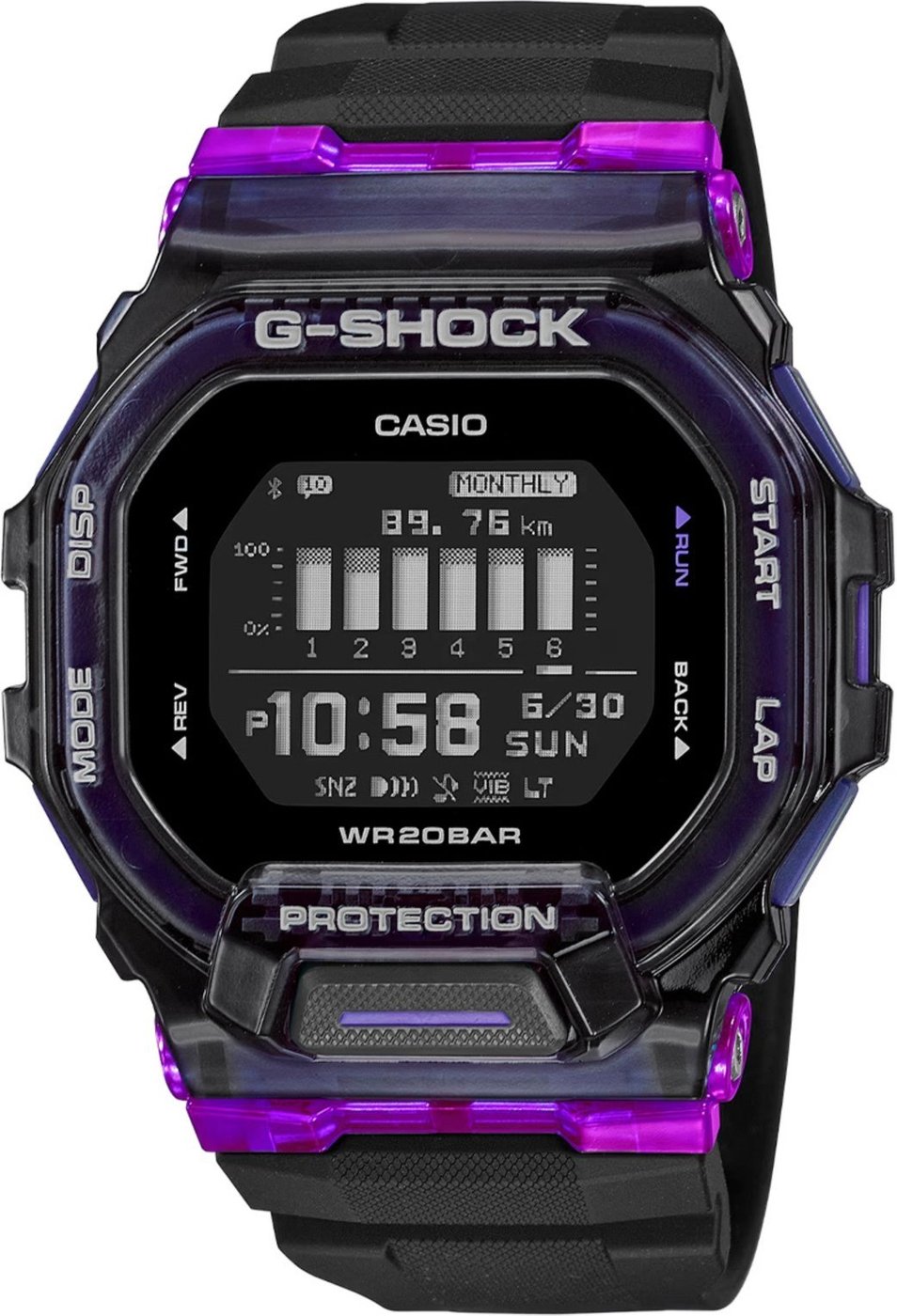 Imagem principal Relógio Casio G-Shock Digital GBD-200SM-1A6DR preto Casio preto