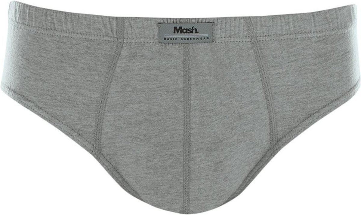Imagem principal Cueca Slip Mash Masculina Lisa Algodão mescla claro cinza MASH cinza