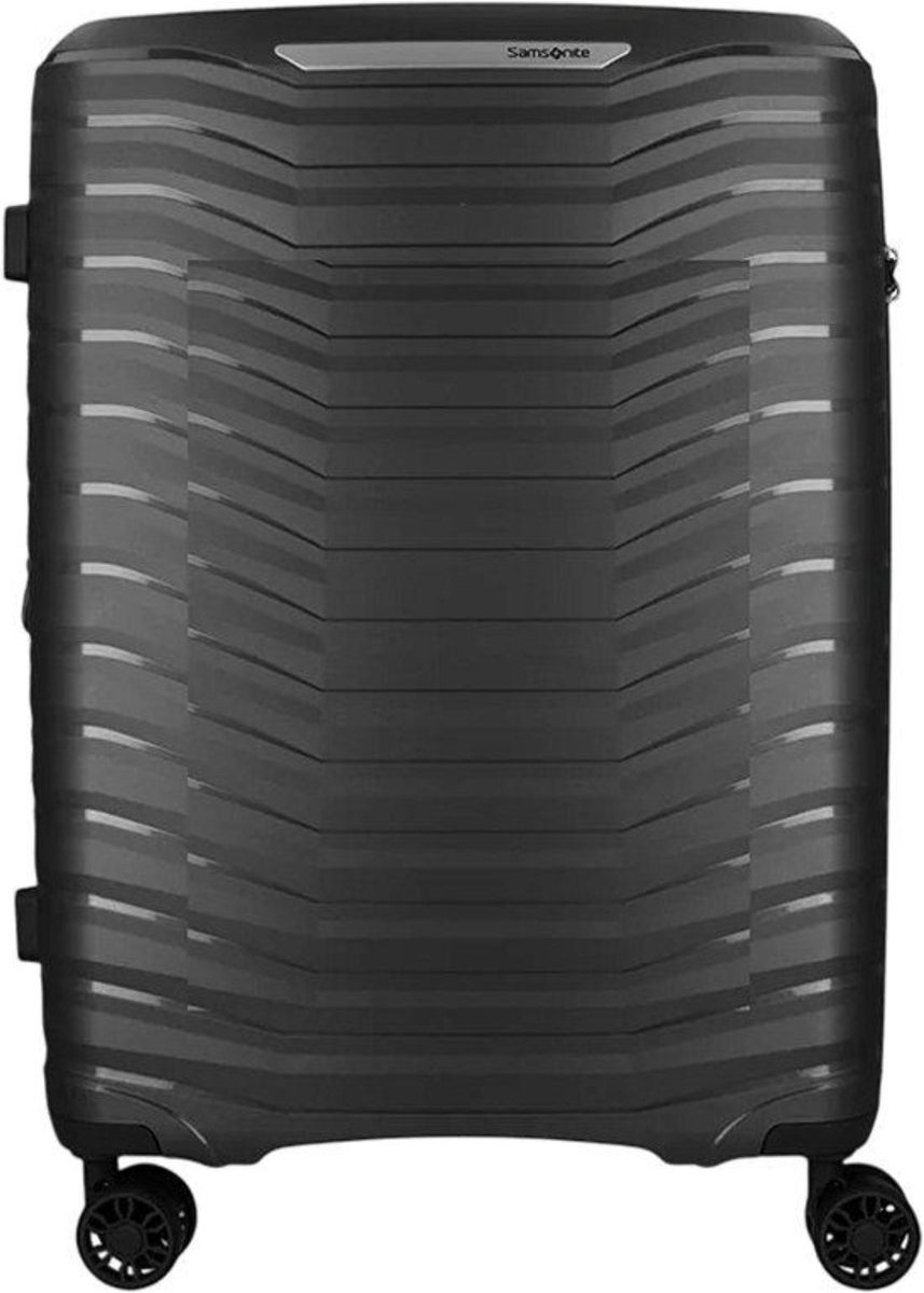 Mala de Viagem Samsonite Grande Bon X Preto Alumínio