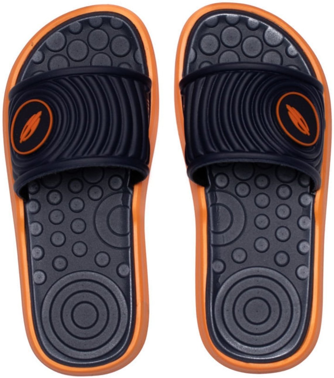 Infantil - Chinelo Slide Mormaii Quiver Pro Marinho/laranja