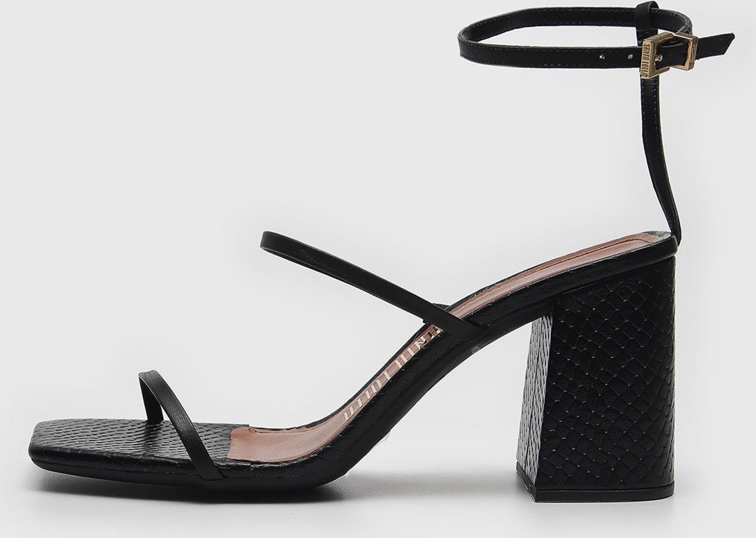 Sandália Santa Lolla Lezard Preta