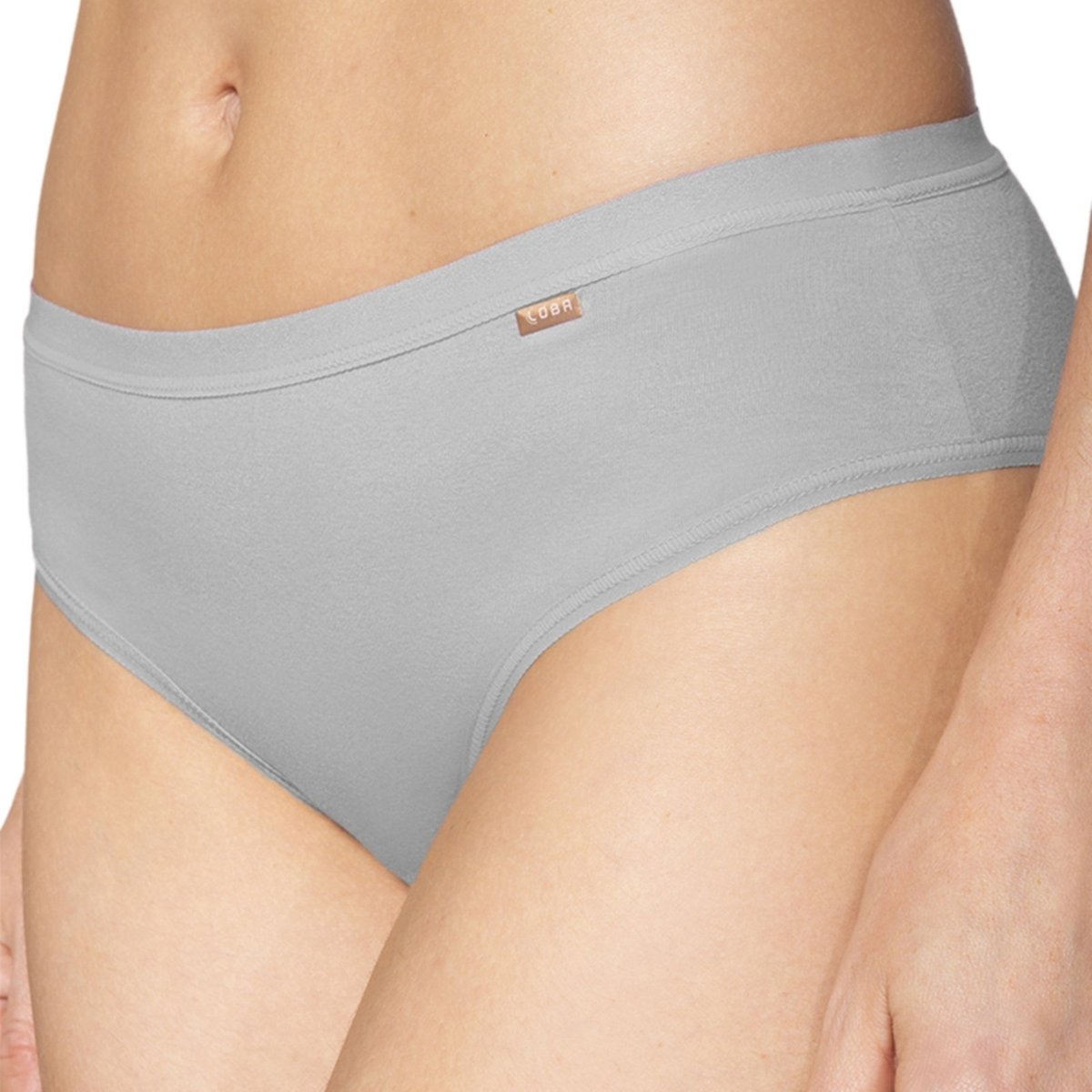 Imagem principal Calcinha Loba Clássica Algodão com Elastano 40352 Mescla Lupo cinza Lupo cinza