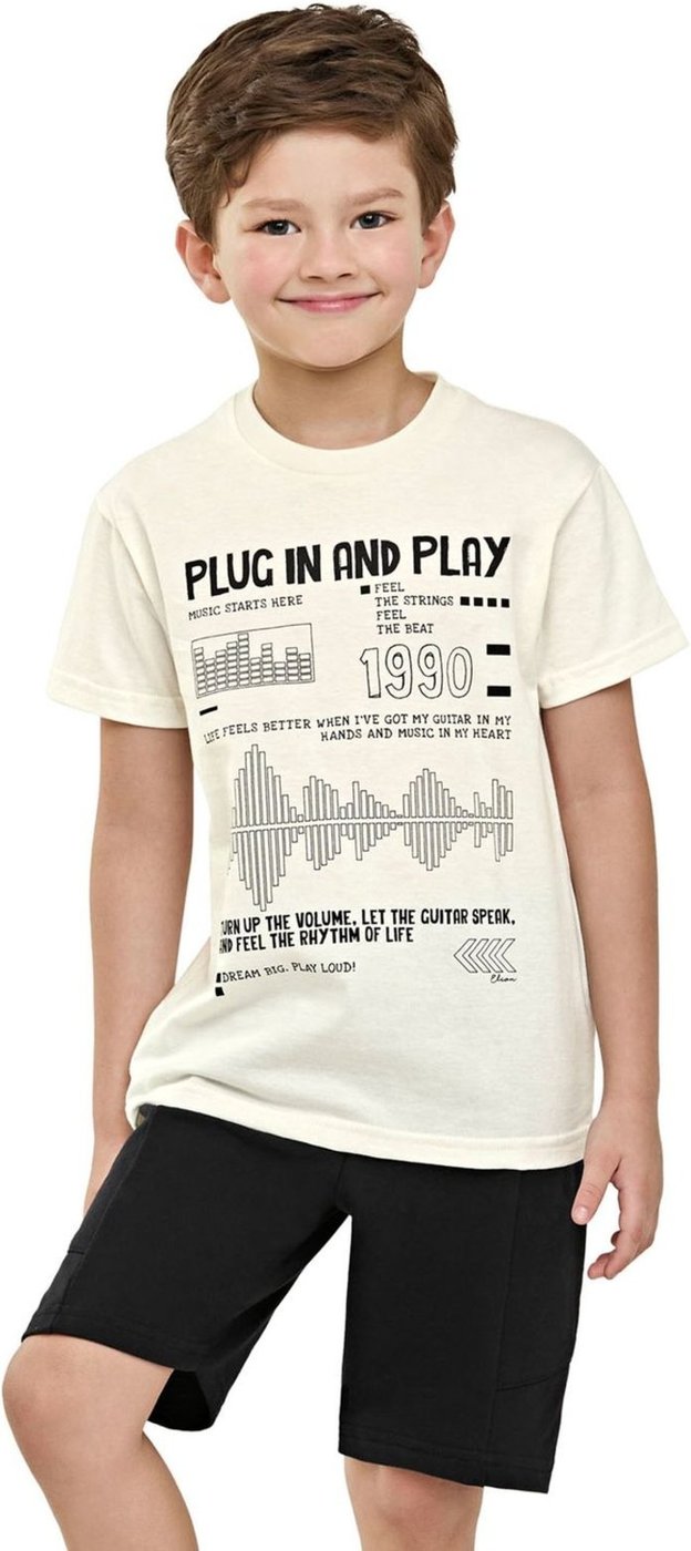 Imagem principal Infantil - Conjunto Menino Music Elian preto Elian preto