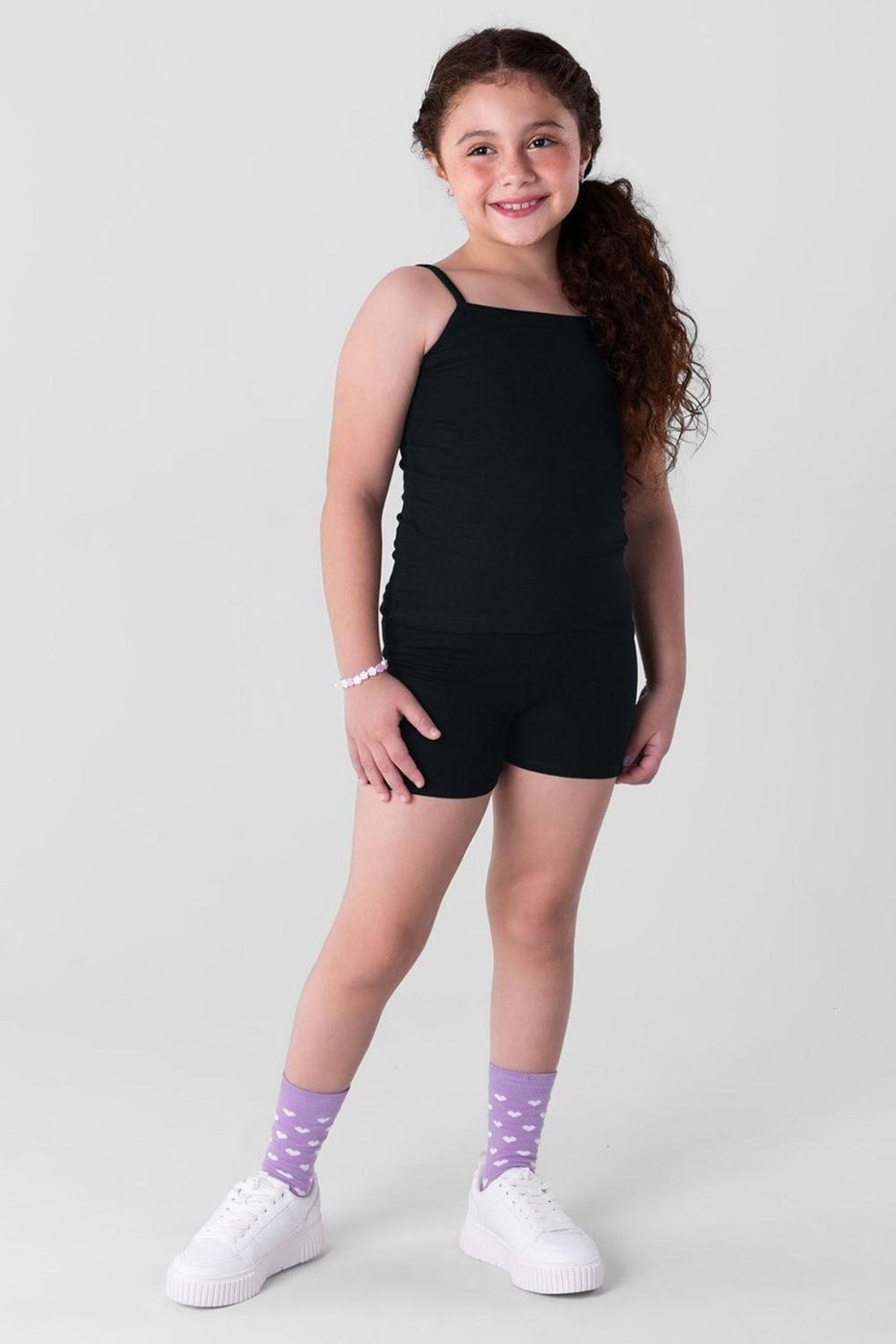 Imagem principal Infantil - Shorts menina em cotton Brandili preto Brandili preto