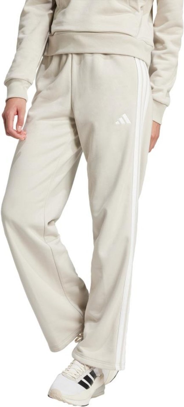 Calça Moletinho Barra Aberta Essentials Três Listras adidas Sportswear