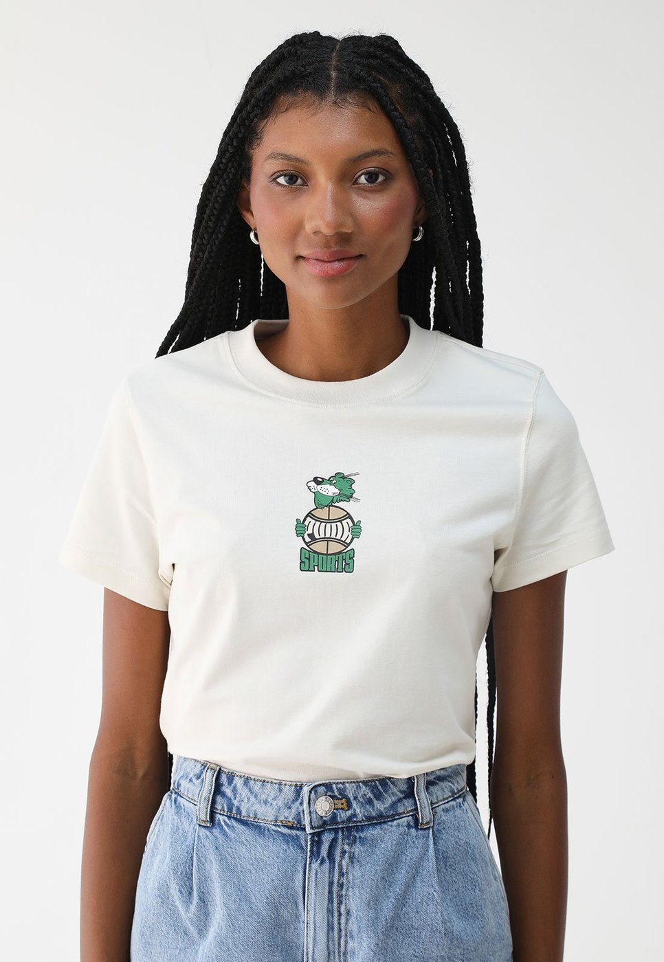 Imagem principal Camiseta Puma Reta Team For The Fanbase bege Puma bege