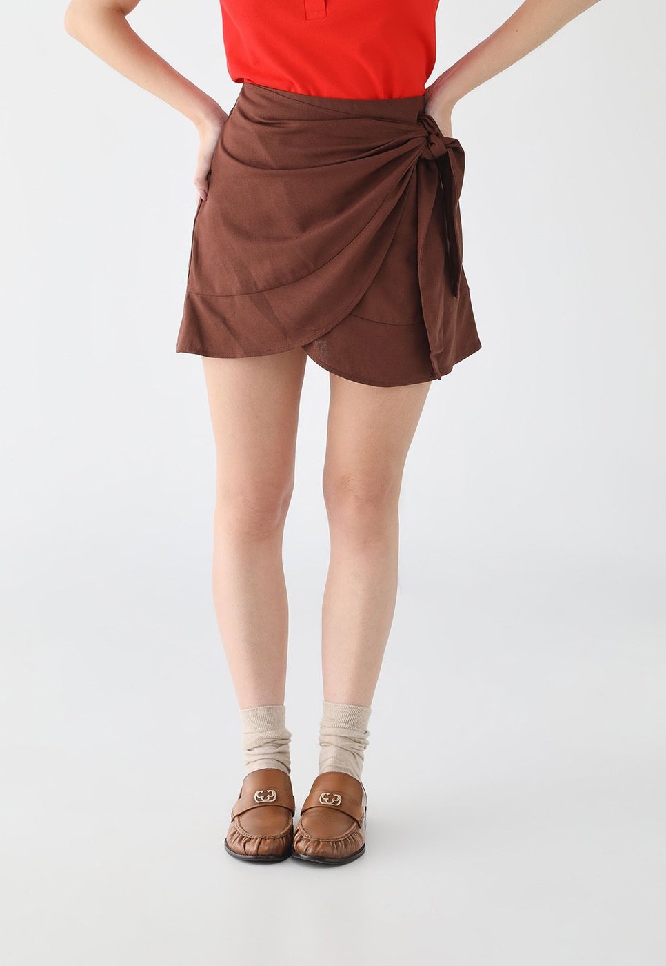 Saia Feminina Hering Envelope Amarração