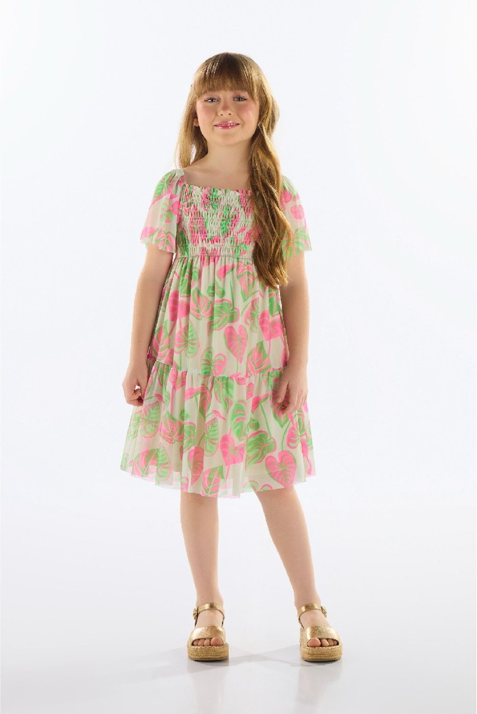 Infantil - Vestido Estampado Quimby