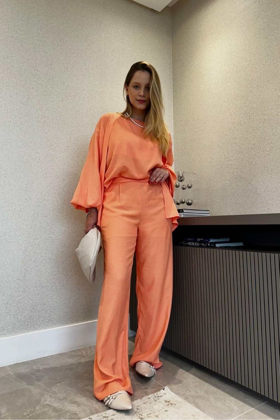 Imagem principal Cardigan Vanibele Viscolinho Goiaba rosa Vanibele rosa