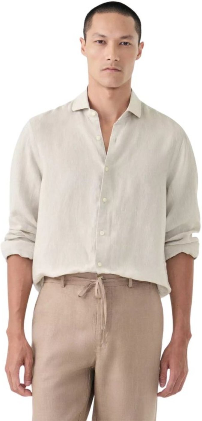 Imagem principal Camisa Oficina Reserva Roma Linho Areia bege bege