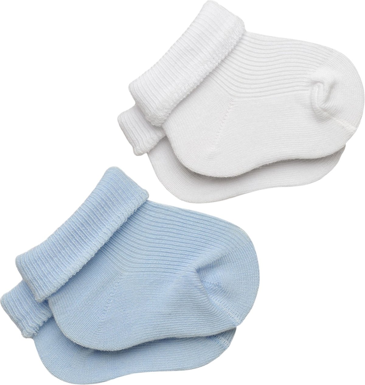 Kit 2 Meia Cano Médio Lupo Baby Punho Soft 02002 Branco