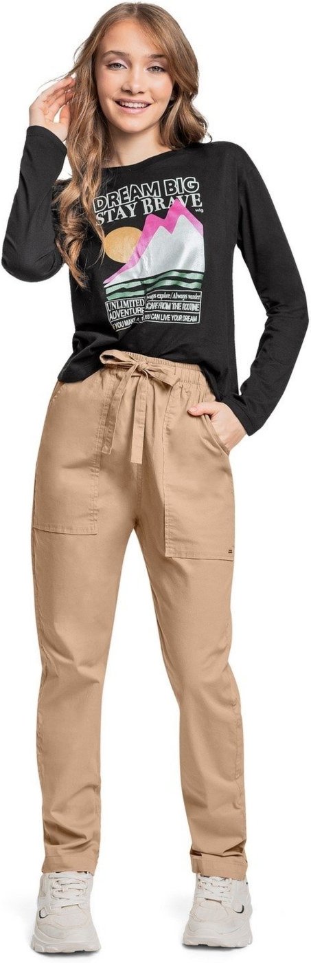 Infantil - Blusa Manga Longa Juvenil em Meia Malha Gloss