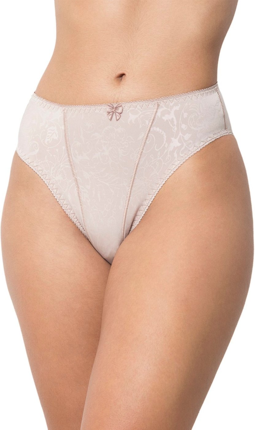 Imagem principal Calcinha Gabi Lingerie Tanga Microfibra Confortável Cintura édia bege Gabi Lingerie bege