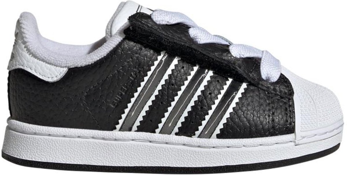 Imagem principal Infantil - Tênis Superstar II Comfort Closure Elastic Lace adidas Originals preto adidas Originals preto