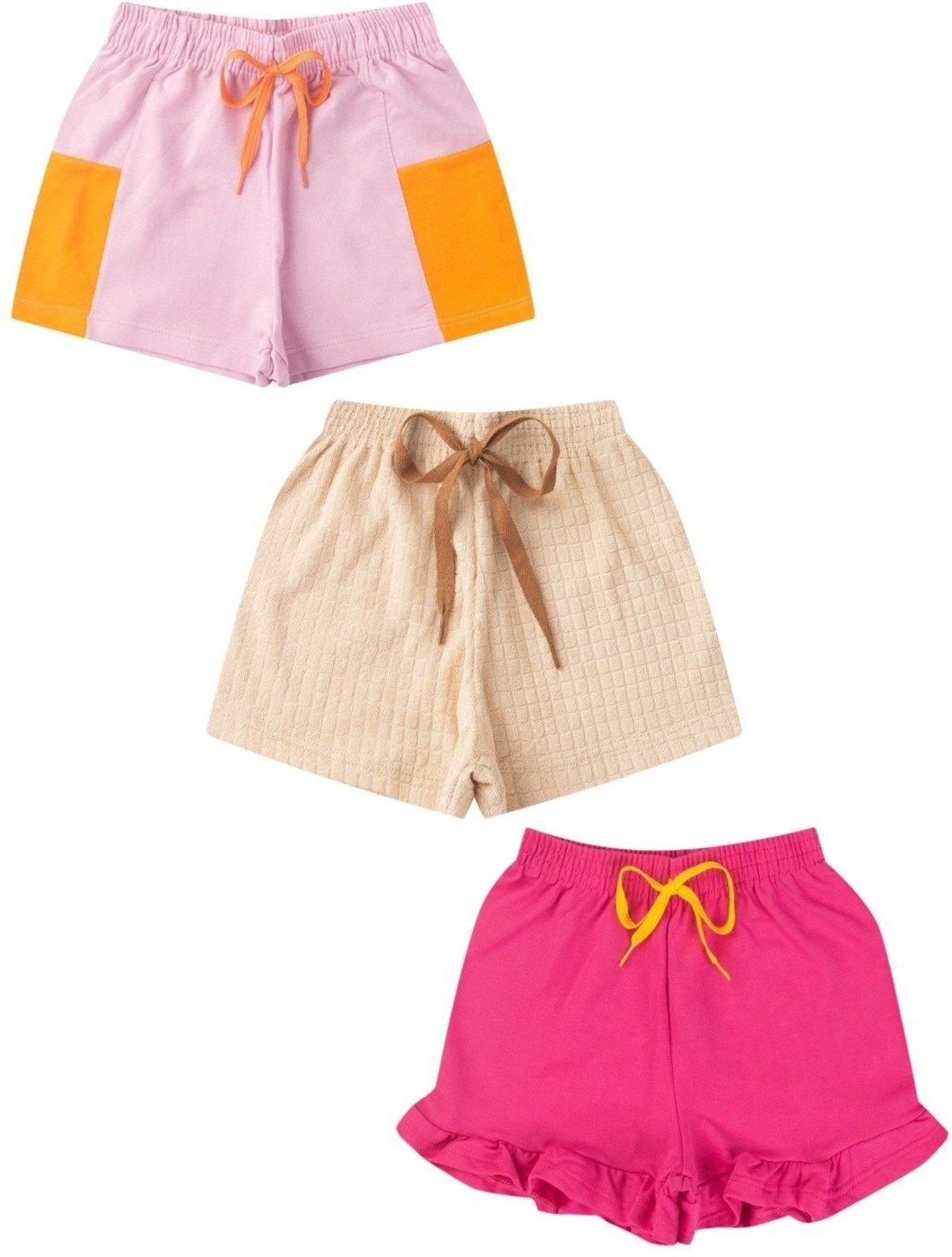 Imagem principal Infantil - Kit Sortido Platinum 3 Shorts - Saia Feminino Avulso PLATINUM KIDS multicolorido PLATINUM KIDS multicolorido