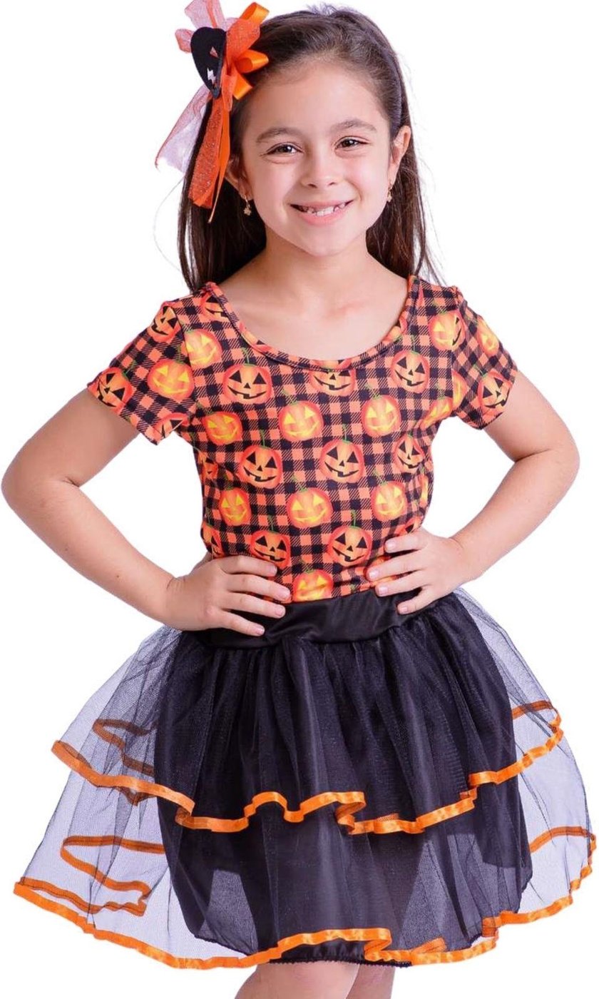 Infantil - Fantasia Halloween Preta Douvelin