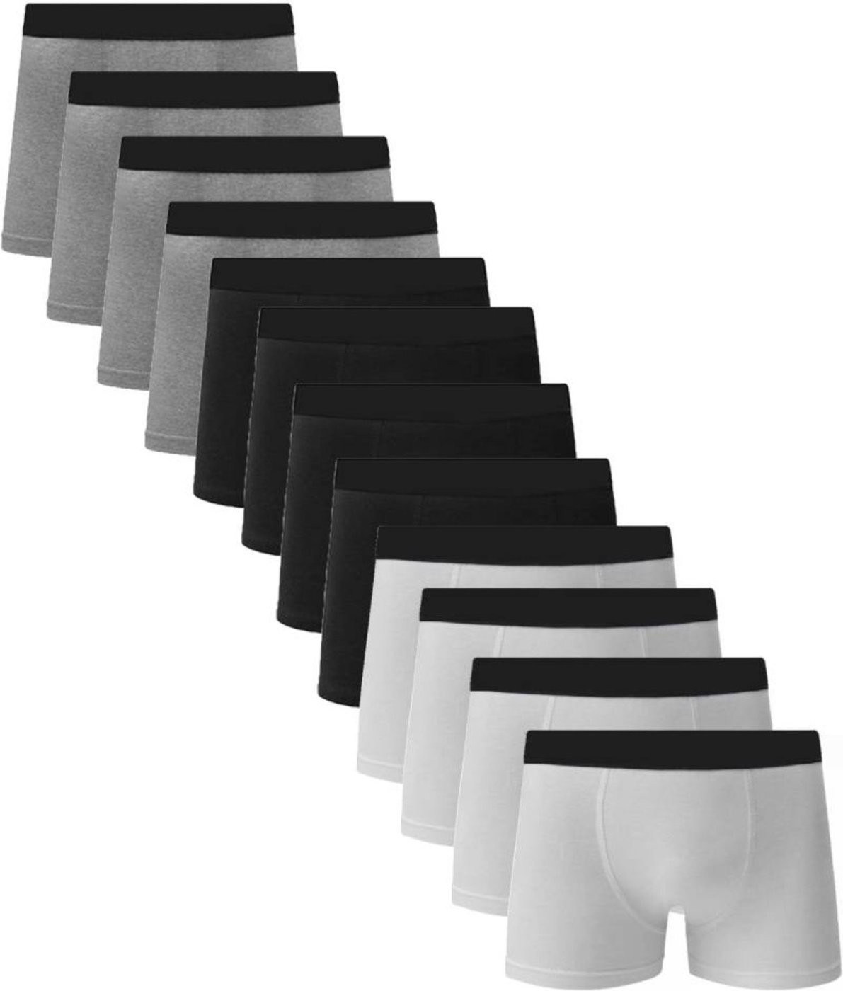 Imagem principal Kit 12 Cuecas Boxer Algodão Cotton Masculino Box C5 Sortido QLC SPORT multicolorido QLC SPORT multicolorido