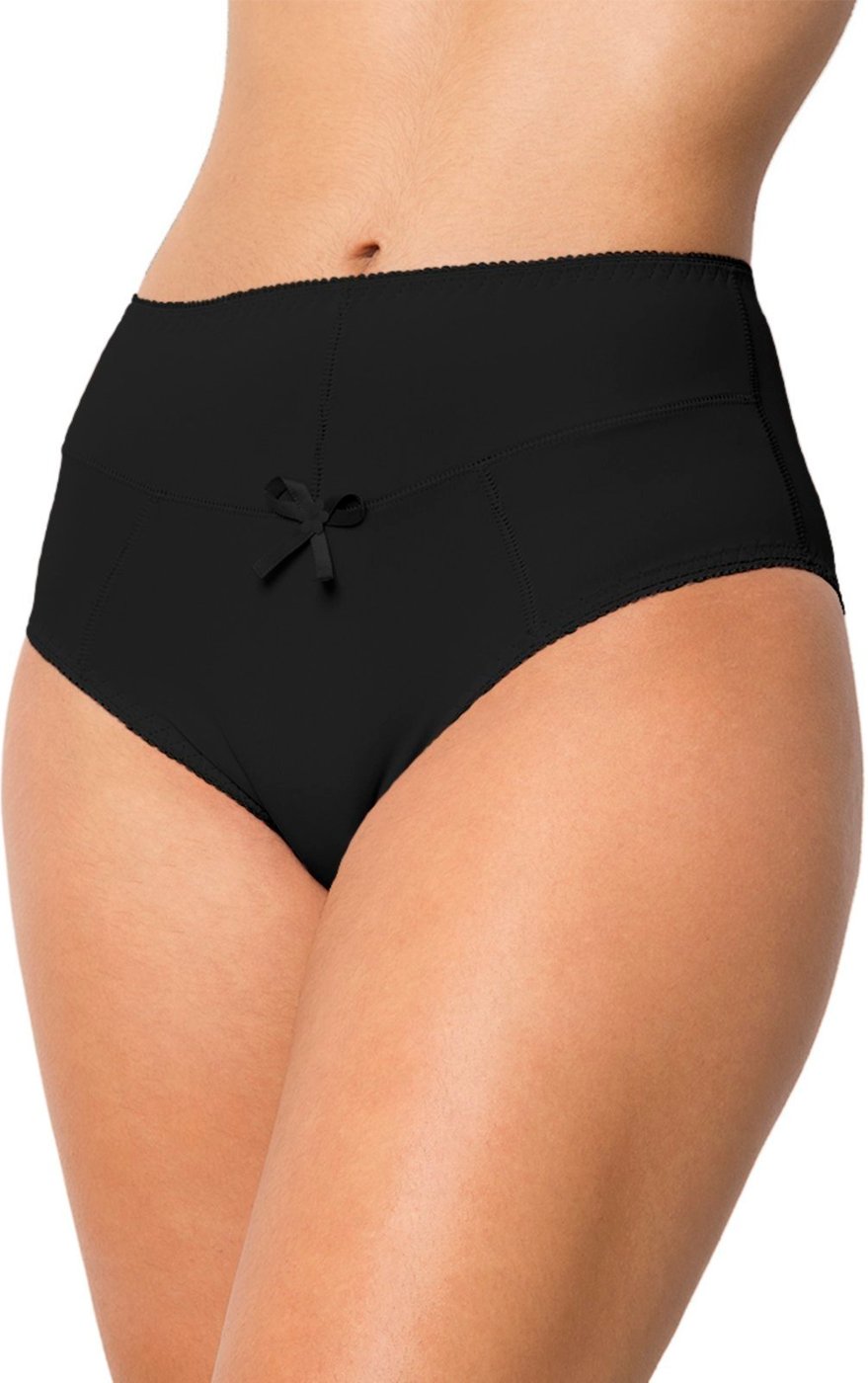 Imagem principal Calcinha Lisa Gabi Lingerie Calça Básica Conforto Microfibra Cintura Alta Cós Alto preto Gabi Lingerie preto