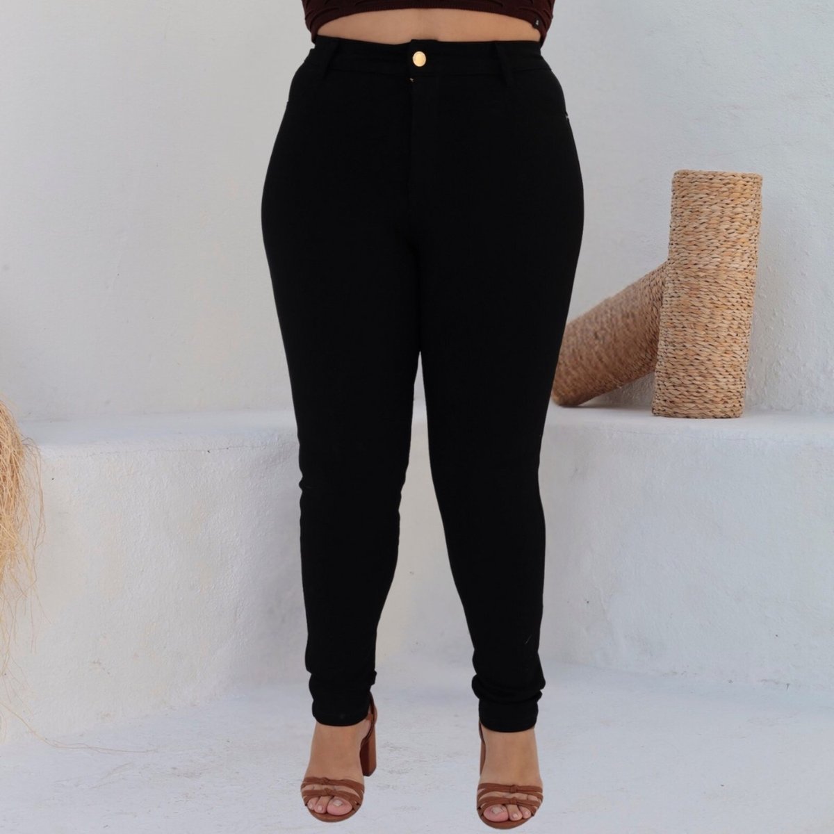 Calça Skinny Bandagem Curvy Feminina Revanche Moita