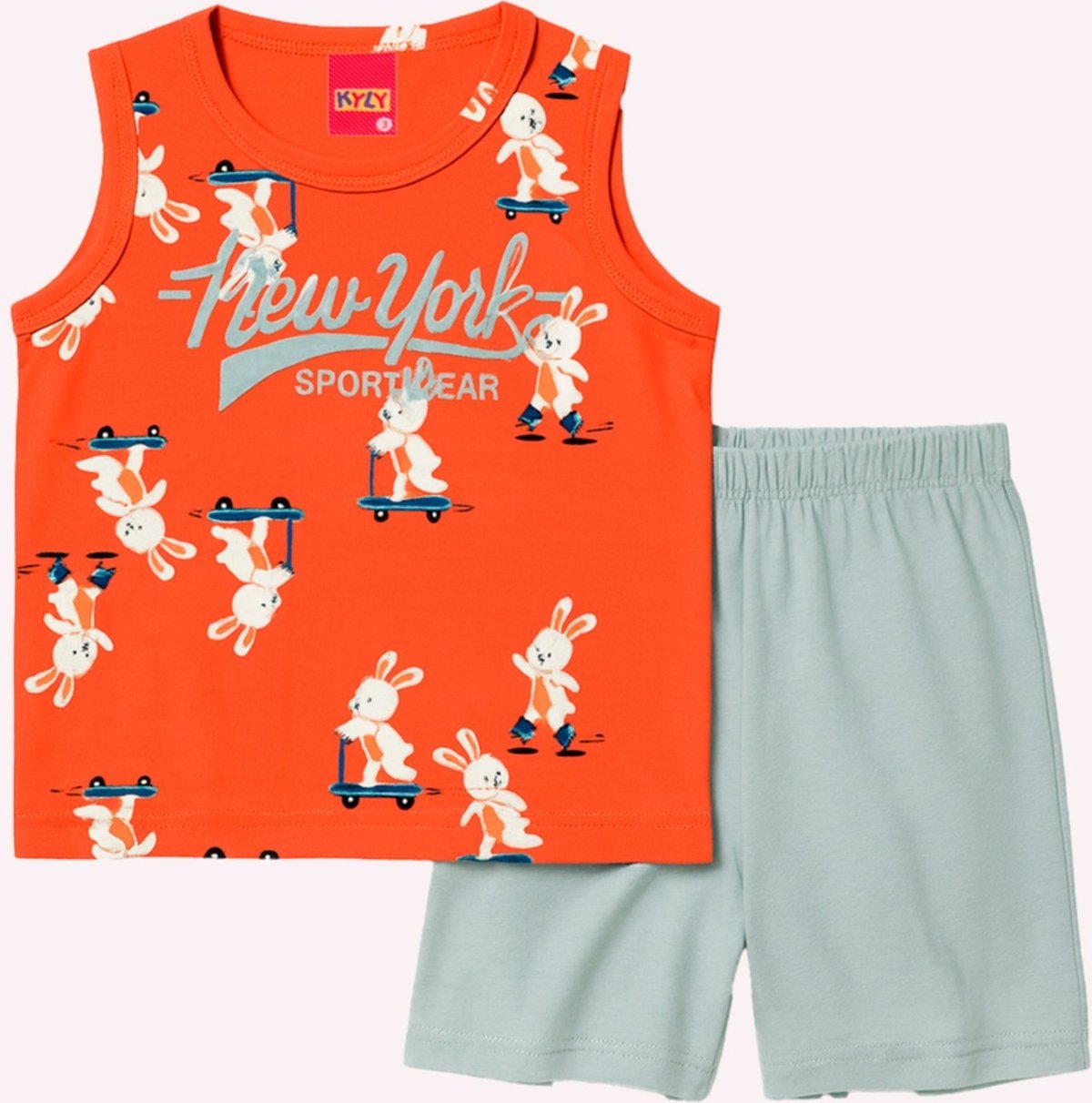 Imagem principal Infantil - Conjunto Menino Estampado Kyly laranja Kyly laranja