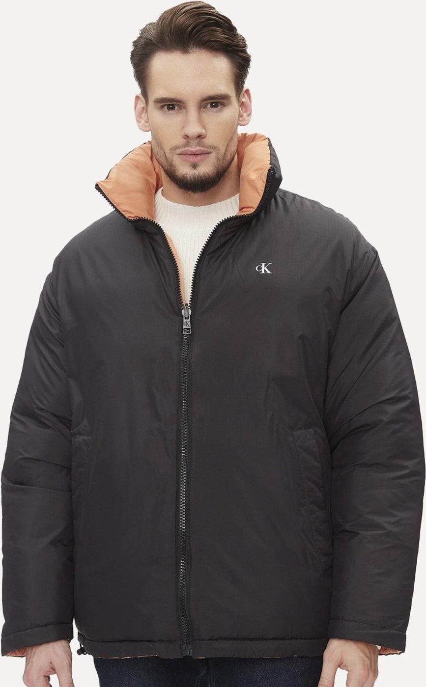 Imagem principal Jaqueta Calvin Klein Jeans Dupla Face Puffer Reversible 90 Preta laranja Calvin Klein laranja