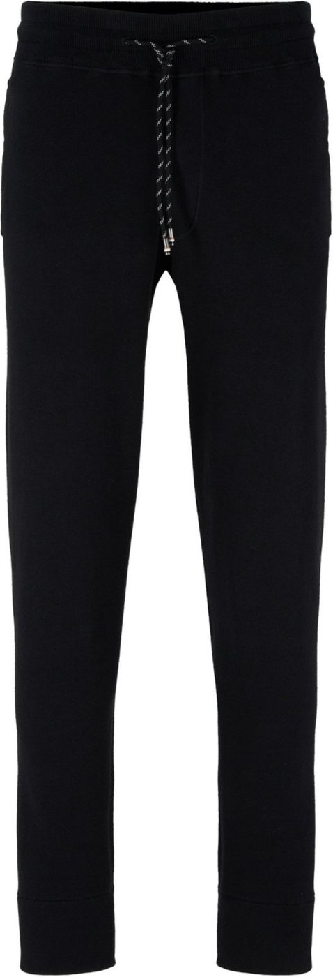 Imagem principal Calça Tracksuit Regular Fit Em Algodão E Lã Virgem Boss preto Boss preto