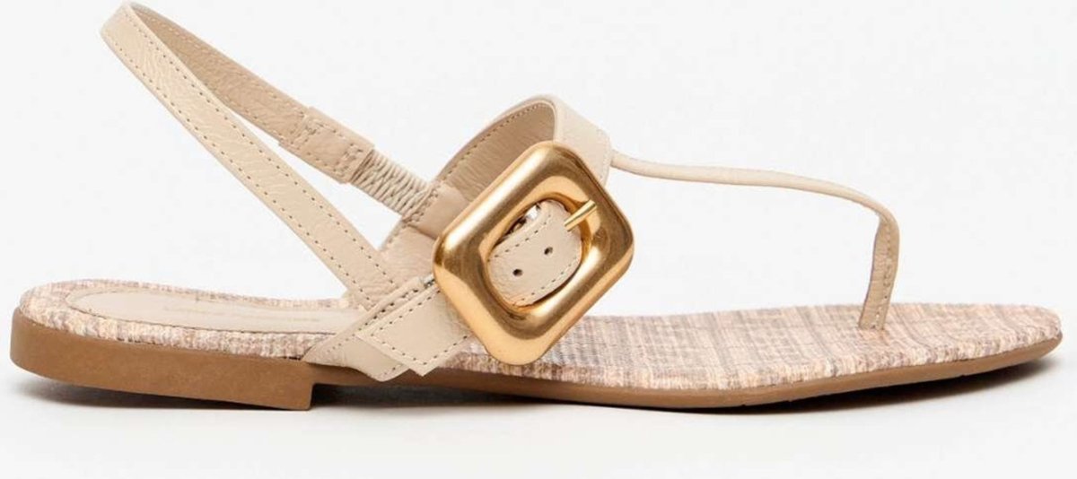 Rasteira Lança Perfume Palha Pr26 Feminino