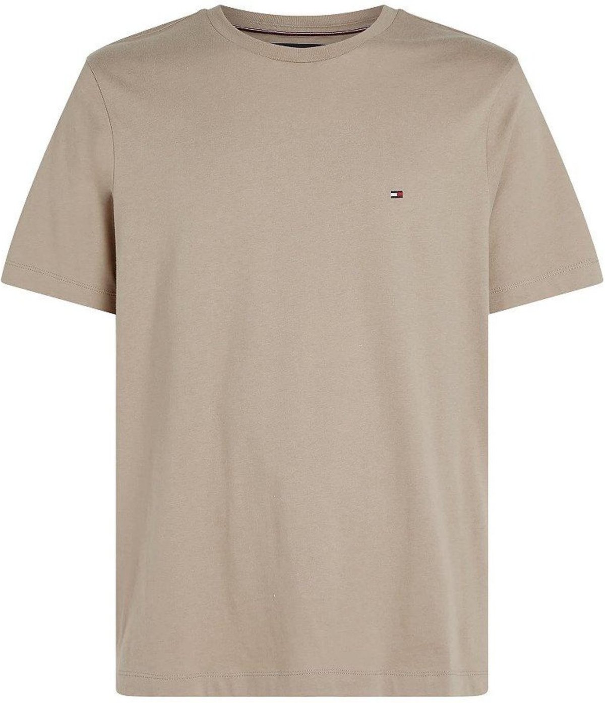 Imagem principal Camiseta Tommy Hilfiger Seasonal Reg Fit Solid Tee Caqui marrom caqui Tommy Hilfiger marrom caqui