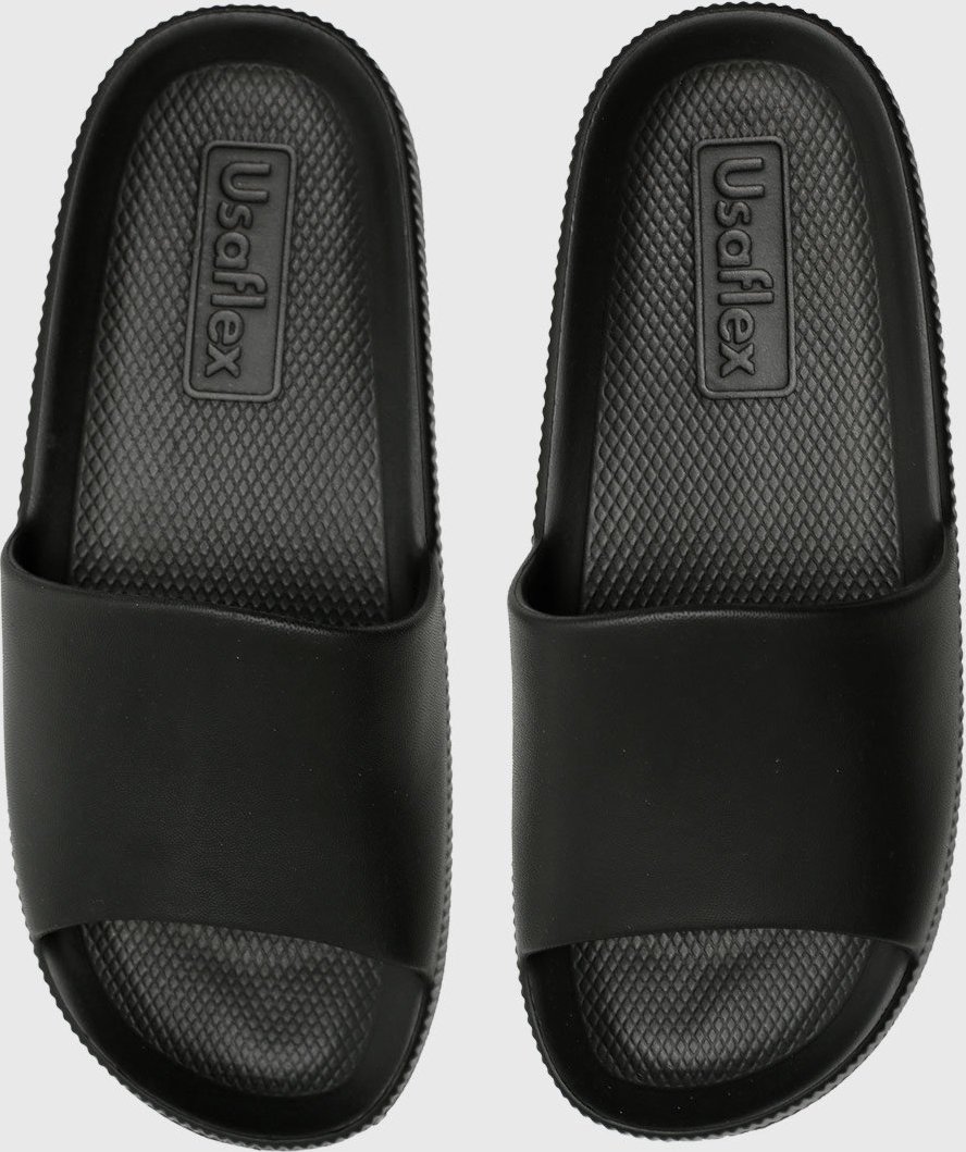 Rasteira Slide Usaflex Conforto Preta