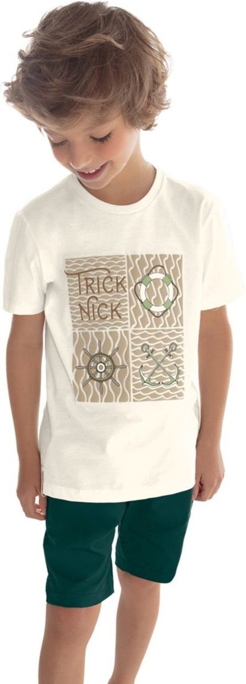 Imagem principal Infantil - Bermuda Menino Sarja Trick Nick azul Trick Nick azul