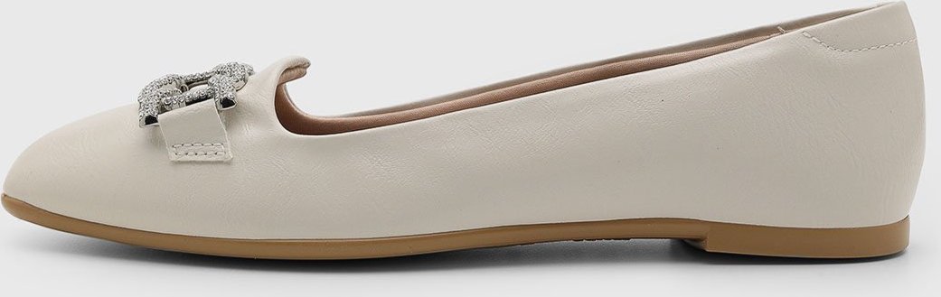 Imagem principal Sapatilha Feminina Moleca Laço Brilho Off-White off-white white off-white white