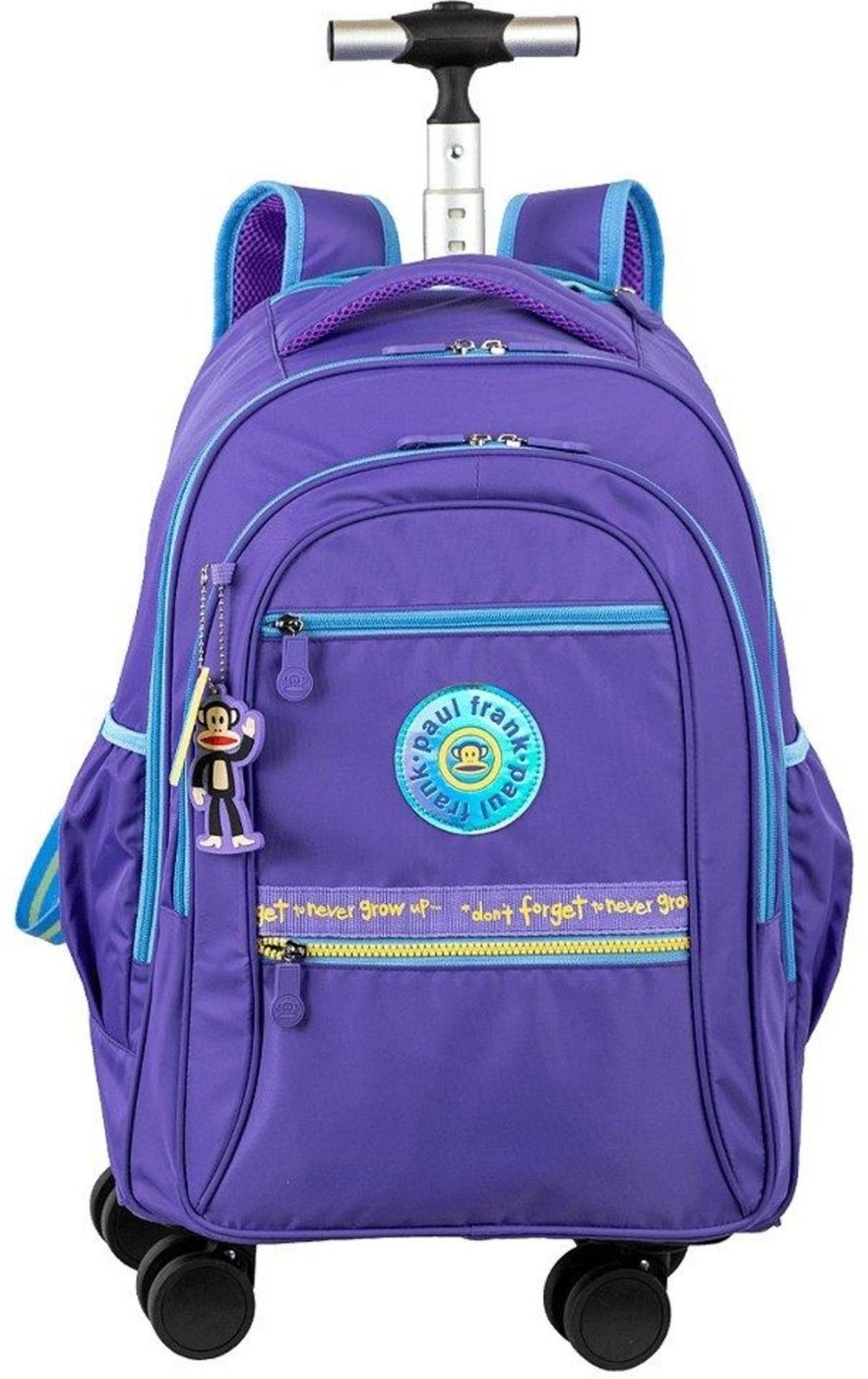 Imagem principal Infantil - Mochila com Carrinho Sestini Paul Frank Fun 4 Rodas Lilás incolor Sestini incolor