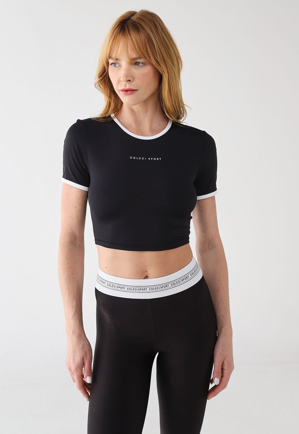 Blusa Cropped Feminina Colcci Sport Preta