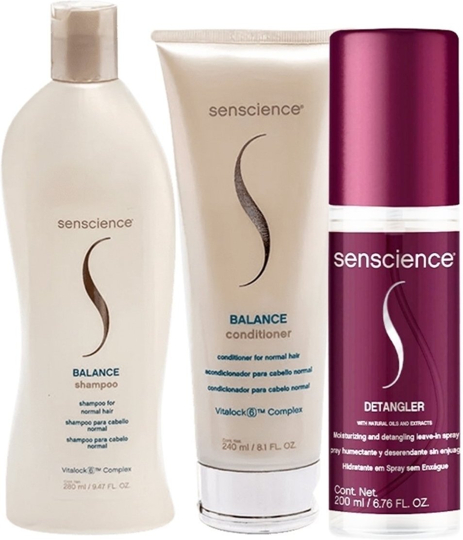 Imagem principal Kit Senscience Balance Detangler (3 produtos) multicolorido Senscience multicolorido