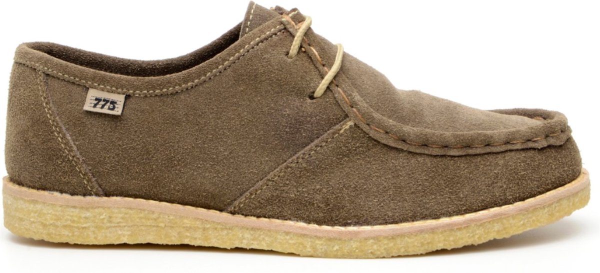 Sapato Social London Cacareco Mocassim Camurça Acastanhado Vintage Casual Estilo e Conforto