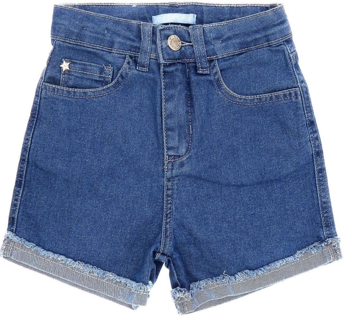 Imagem principal Infantil - Shorts Jeans Crawling Mom Feminino azul Crawling azul