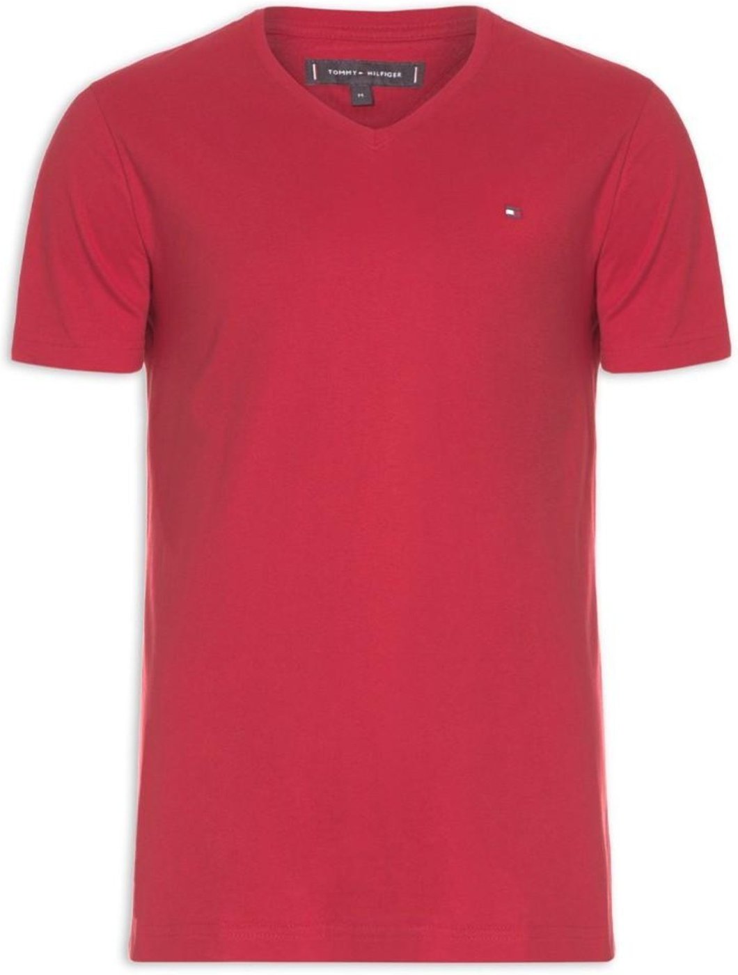Imagem principal Camiseta Tommy Hilfiger Essential Gola Vneck vermelho Tommy Hilfiger vermelho