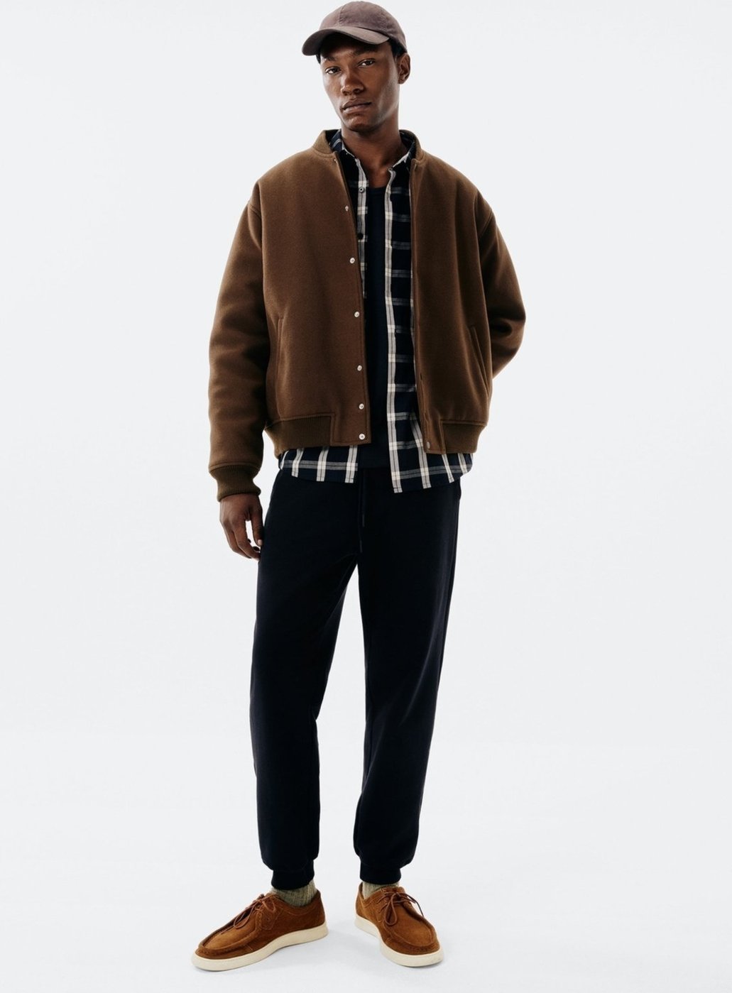 Imagem principal Calça Básica Masculina Jogger em Moletom Hering cinza Hering cinza