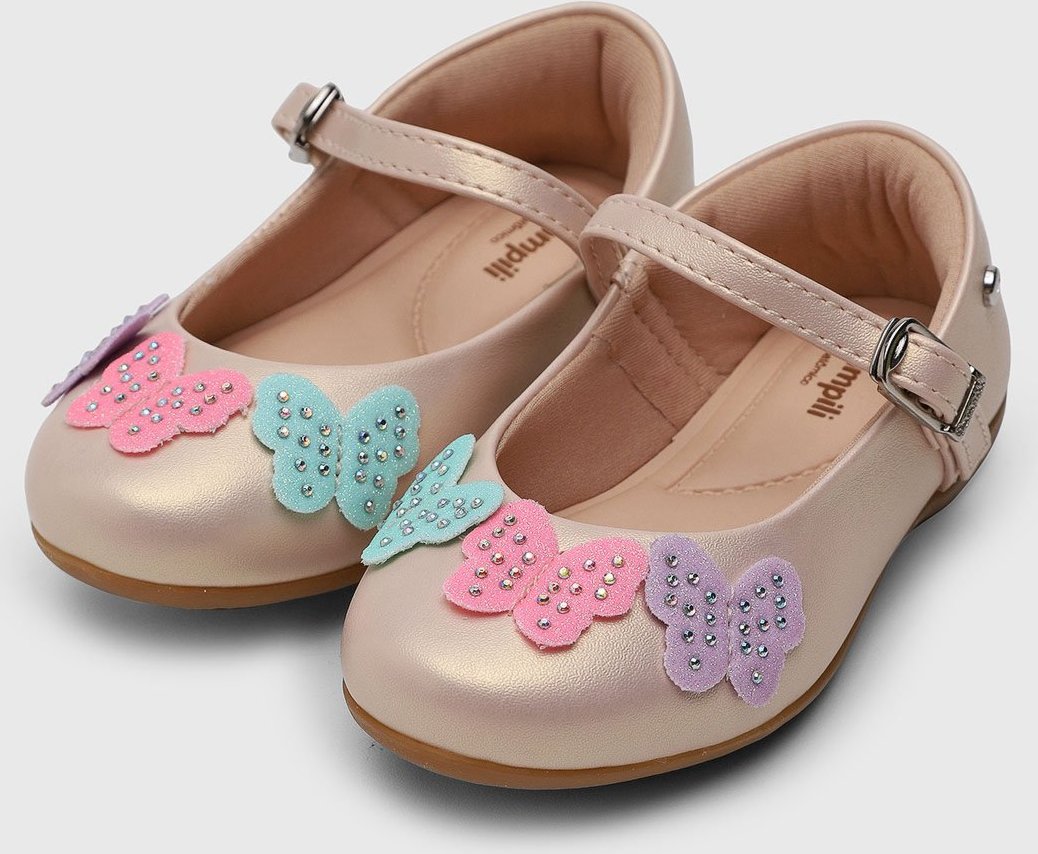 Imagem principal Infantil - Sapatilha Pampili Bailarina Borboletas nude Pampili nude