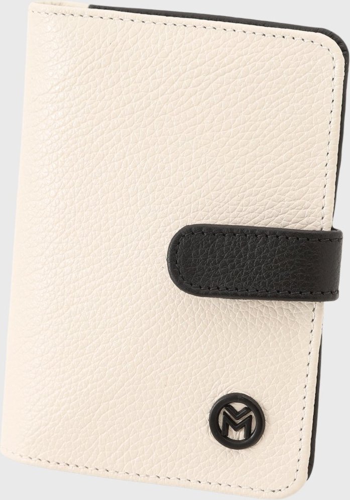 Imagem principal Carteira Couro Mariart 612MRT Off White e Preta off-white/preto white Mariart off-white/preto white